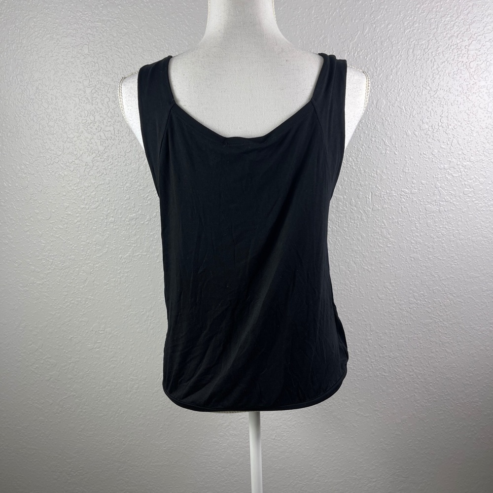 Black top with ruching - Picture 5 of 7